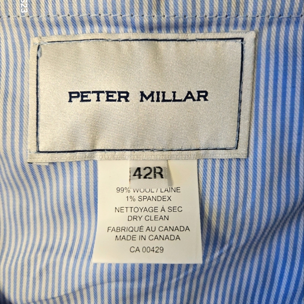 Peter Millar Wool Dress Slacks - Picture 2 of 6